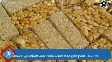 15٪ زيادة.. ارتفاع إنتاج حلاوة المولد لتلبية الطلب المتزايد في الأسواق